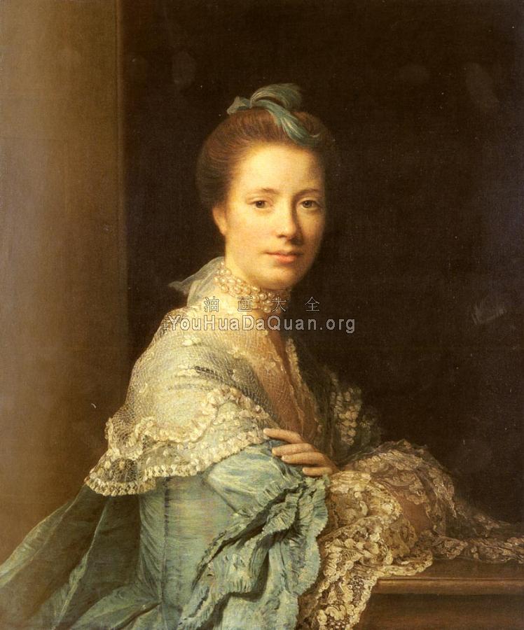 Portrait Of Jean Abercromby, Mrs Morison - 阿兰·雷姆赛